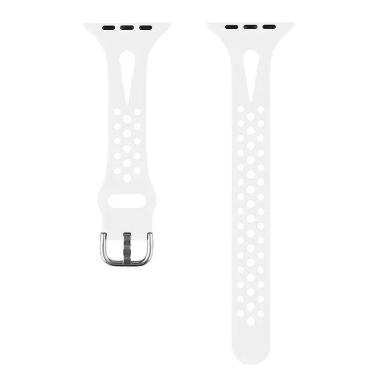 矽膠替換錶帶 適用於 Apple Watch Series，7 45mm / 6 & SE & 5 & 4 44mm / 3 & 2 & 1 42mm，7 41mm / 6 & SE & 5 & 4 40mm / 3 & 2 & 1 38mm