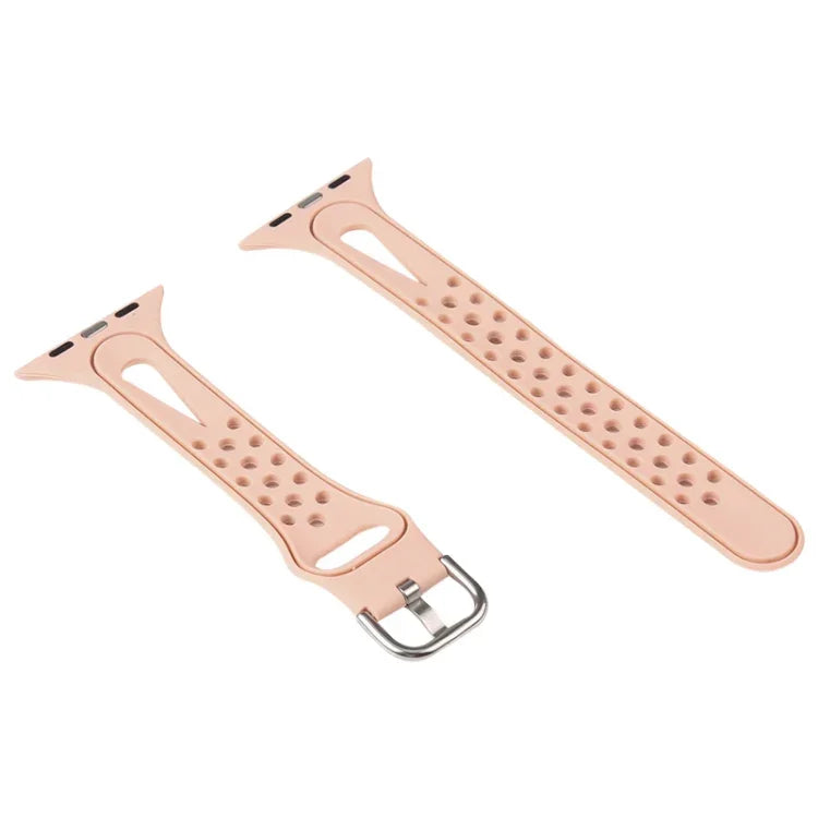 矽膠替換錶帶 適用於 Apple Watch Series，7 45mm / 6 & SE & 5 & 4 44mm / 3 & 2 & 1 42mm，7 41mm / 6 & SE & 5 & 4 40mm / 3 & 2 & 1 38mm