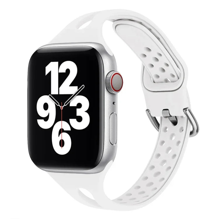 矽膠替換錶帶 適用於 Apple Watch Series，7 45mm / 6 & SE & 5 & 4 44mm / 3 & 2 & 1 42mm，7 41mm / 6 & SE & 5 & 4 40mm / 3 & 2 & 1 38mm