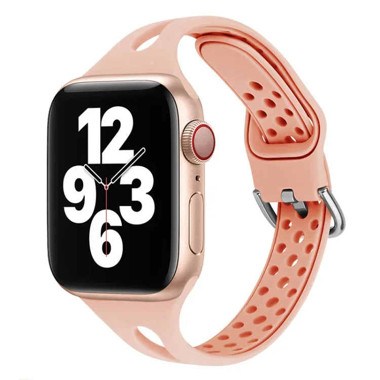 矽膠替換錶帶 適用於 Apple Watch Series，7 45mm / 6 & SE & 5 & 4 44mm / 3 & 2 & 1 42mm，7 41mm / 6 & SE & 5 & 4 40mm / 3 & 2 & 1 38mm