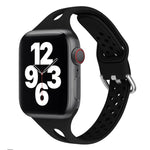 矽膠替換錶帶 適用於 Apple Watch Series，7 45mm / 6 & SE & 5 & 4 44mm / 3 & 2 & 1 42mm，7 41mm / 6 & SE & 5 & 4 40mm / 3 & 2 & 1 38mm
