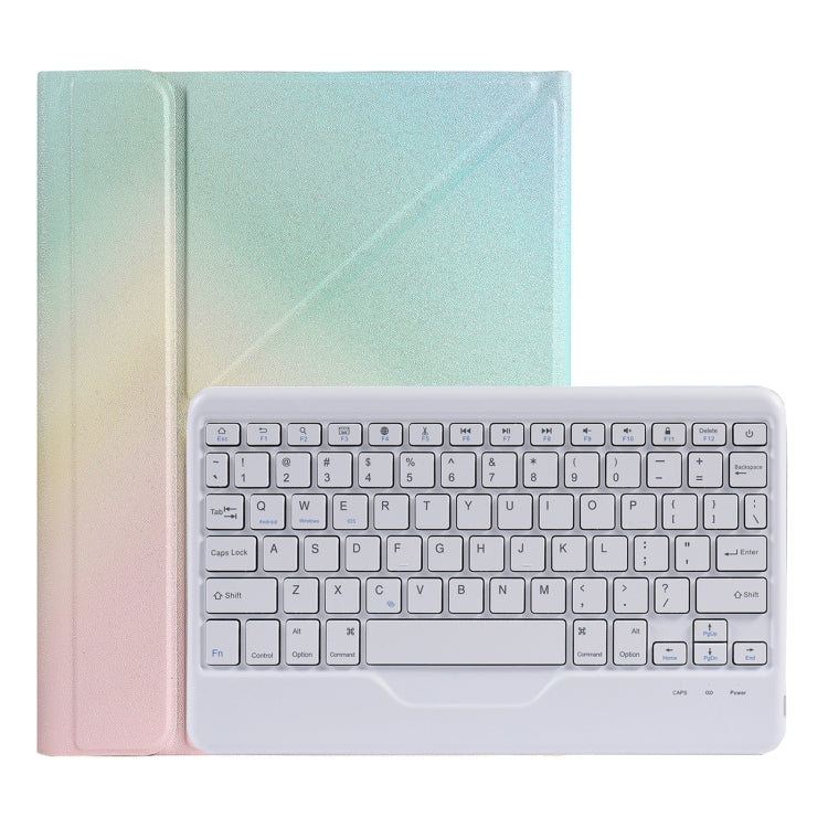 B011 可拆分藍牙鍵盤皮套，帶三角支架及筆槽，適用於 iPad 9.7 2018 & 2017 / Pro 9.7 / Air 2，適用於 iPad 10.2 2020 & 2019 / Pro 10.5 吋 / Air 3 10.5 吋