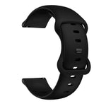 蝴蝶扣矽膠替換錶帶，20mm 適用於 Samsung Galaxy Watch Active 3 41mm，22mm 適用於 Samsung Galaxy Watch Active 3 45mm