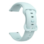 蝴蝶扣矽膠替換錶帶，20mm 適用於 Samsung Galaxy Watch Active 3 41mm，22mm 適用於 Samsung Galaxy Watch Active 3 45mm
