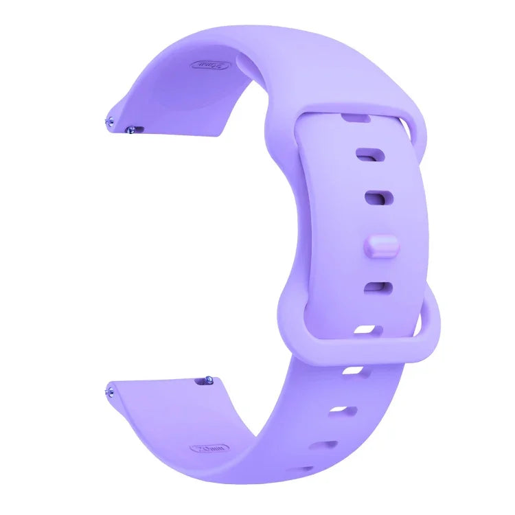 蝴蝶扣矽膠替換錶帶，20mm 適用於 Samsung Galaxy Watch Active 3 41mm，22mm 適用於 Samsung Galaxy Watch Active 3 45mm