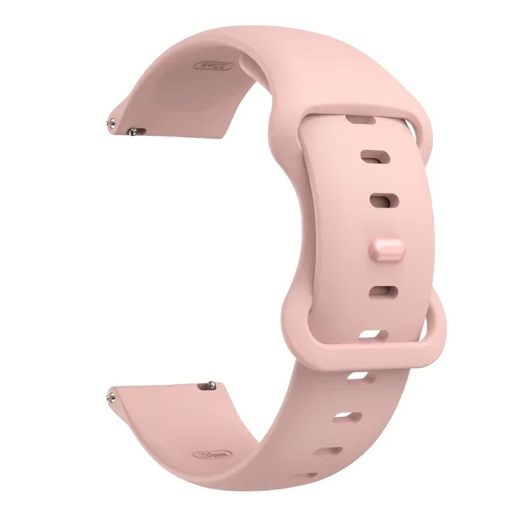 蝴蝶扣矽膠替換錶帶，20mm 適用於 Samsung Galaxy Watch Active 3 41mm，22mm 適用於 Samsung Galaxy Watch Active 3 45mm