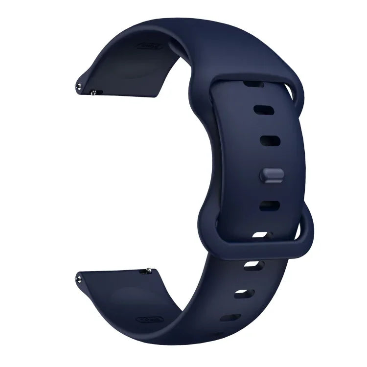 蝴蝶扣矽膠替換錶帶，20mm 適用於 Samsung Galaxy Watch Active 3 41mm，22mm 適用於 Samsung Galaxy Watch Active 3 45mm