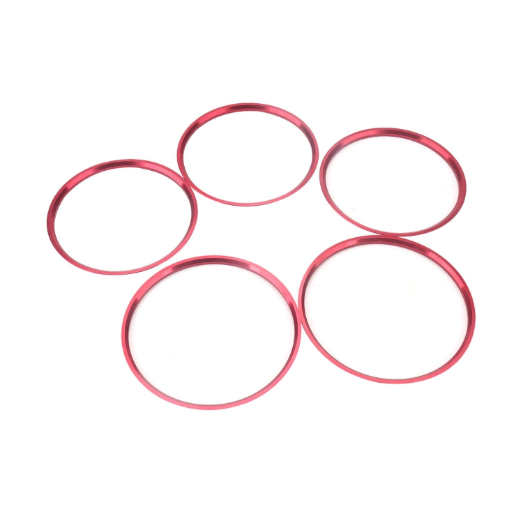 5 PCS Car Air Conditioner Air Outlet Decorative Ring for Mercedes-Benz, A5819-01, A5819-02, A5819-03