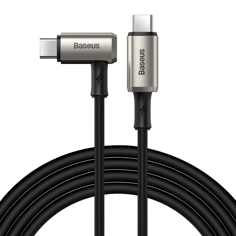 Baseus CATPN-01 100W 5A PD3.1 Gen2 USB-C / Type-C 轉 USB-C / Type-C 高清同屏同軸錘式線，線長：1.5m