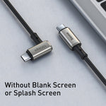 Baseus CATPN-01 100W 5A PD3.1 Gen2 USB-C / Type-C 轉 USB-C / Type-C 高清同屏同軸錘式線，線長：1.5m