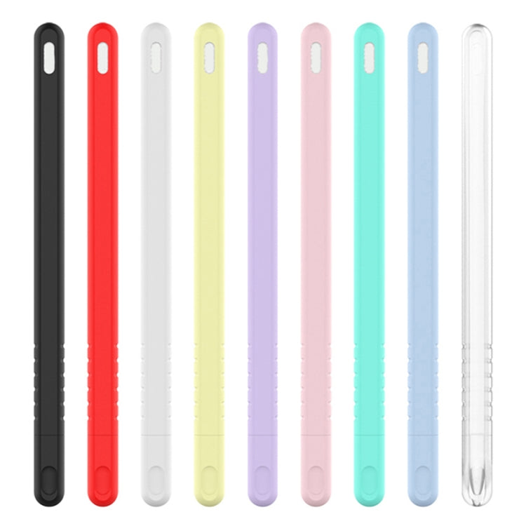 3 合 1 純色矽膠觸控筆保護套組，適用於 Apple Pencil 2