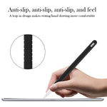 3 合 1 純色矽膠觸控筆保護套組，適用於 Apple Pencil 2