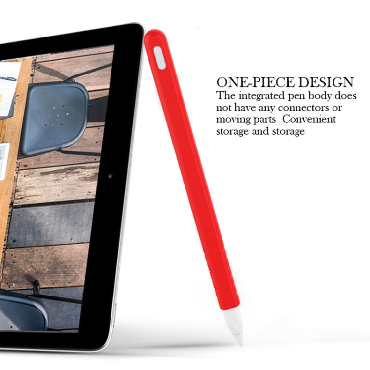 3 合 1 純色矽膠觸控筆保護套組，適用於 Apple Pencil 2