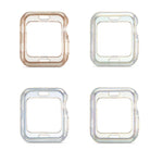 閃粉 TPU 保護殼，適用於 Apple Watch 系列 6 / 5 / 4 / Watch SE 44mm，適用於 Apple Watch 系列 3 & 2 & 1 42mm，適用於 Apple Watch 系列 6 / 5 / 4 / Watch SE 40mm，適用於 Apple Watch 系列 3 & 2 & 1 38mm