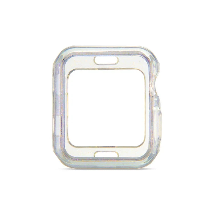 閃粉 TPU 保護殼，適用於 Apple Watch 系列 6 / 5 / 4 / Watch SE 44mm，適用於 Apple Watch 系列 3 & 2 & 1 42mm，適用於 Apple Watch 系列 6 / 5 / 4 / Watch SE 40mm，適用於 Apple Watch 系列 3 & 2 & 1 38mm