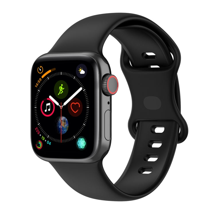 Large Size Silicone Watch Band For Apple Watch Series, 7 41mm / 6 & SE & 5 & 4 40mm / 3 & 2 & 1 38mm, Size: Large Size, 7 45mm / 6 & SE & 5 & 4 44mm / 3 & 2 & 1 42mm, Size: Large Size