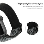 波浪紋尼龍替換錶帶，適用於 Apple Watch 系列，7 45mm / 6 & SE & 5 & 4 44mm / 3 & 2 & 1 42mm，7 41mm / 6 & SE & 5 & 4 40mm / 3 & 2 & 1 38mm