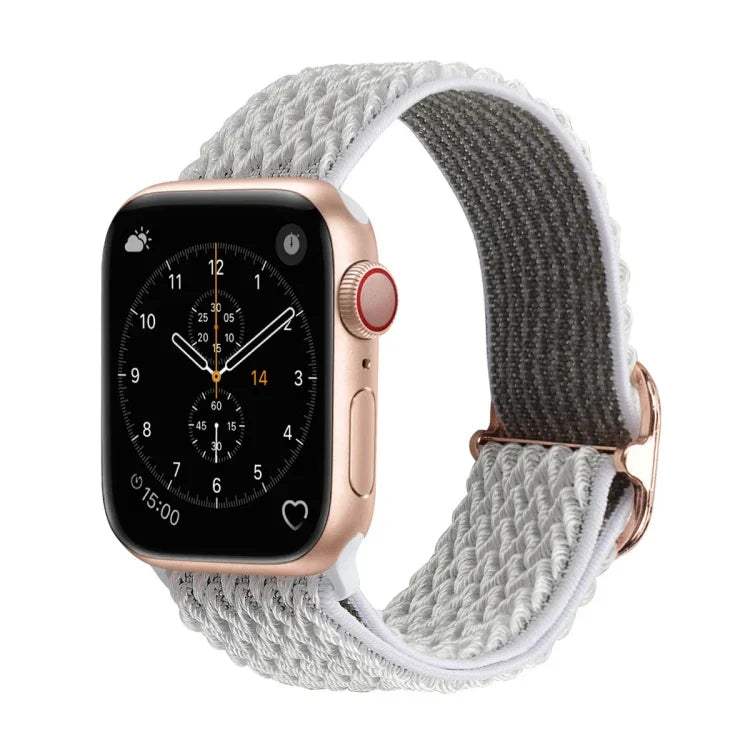 波浪紋尼龍替換錶帶，適用於 Apple Watch 系列，7 45mm / 6 & SE & 5 & 4 44mm / 3 & 2 & 1 42mm，7 41mm / 6 & SE & 5 & 4 40mm / 3 & 2 & 1 38mm