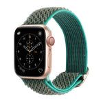 波浪紋尼龍替換錶帶，適用於 Apple Watch 系列，7 45mm / 6 & SE & 5 & 4 44mm / 3 & 2 & 1 42mm，7 41mm / 6 & SE & 5 & 4 40mm / 3 & 2 & 1 38mm