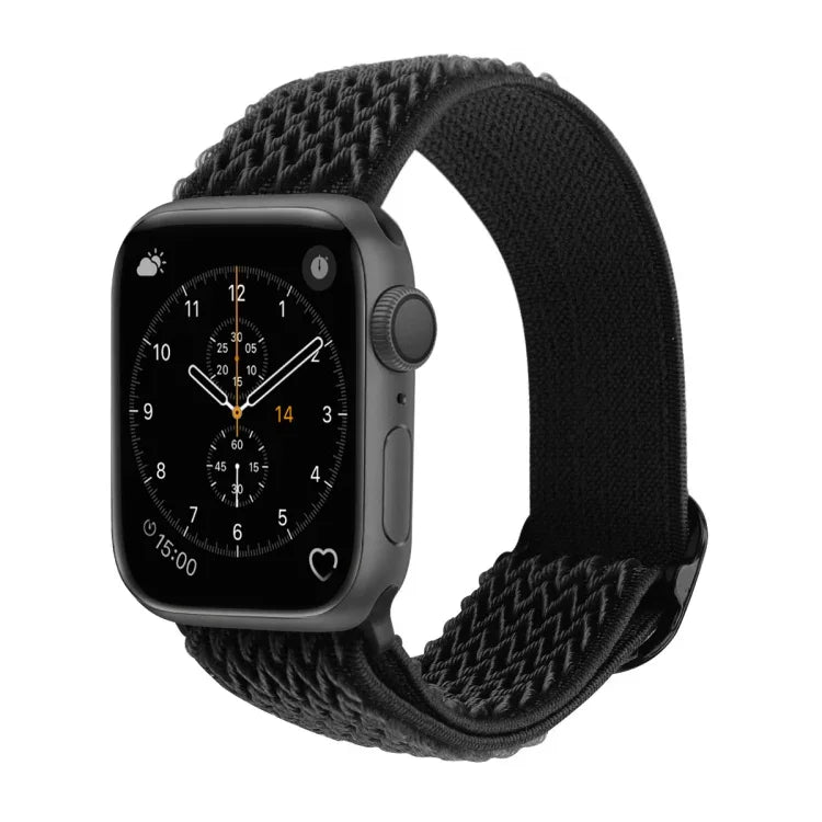 波浪紋尼龍替換錶帶，適用於 Apple Watch 系列，7 45mm / 6 & SE & 5 & 4 44mm / 3 & 2 & 1 42mm，7 41mm / 6 & SE & 5 & 4 40mm / 3 & 2 & 1 38mm
