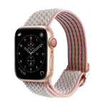波浪紋尼龍替換錶帶，適用於 Apple Watch 系列，7 45mm / 6 & SE & 5 & 4 44mm / 3 & 2 & 1 42mm，7 41mm / 6 & SE & 5 & 4 40mm / 3 & 2 & 1 38mm