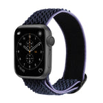 波浪紋尼龍替換錶帶，適用於 Apple Watch 系列，7 45mm / 6 & SE & 5 & 4 44mm / 3 & 2 & 1 42mm，7 41mm / 6 & SE & 5 & 4 40mm / 3 & 2 & 1 38mm