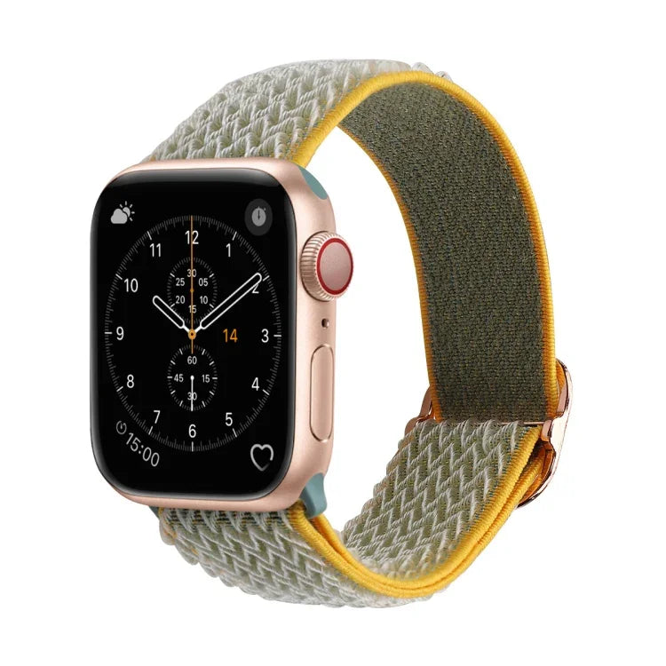 波浪紋尼龍替換錶帶，適用於 Apple Watch 系列，7 45mm / 6 & SE & 5 & 4 44mm / 3 & 2 & 1 42mm，7 41mm / 6 & SE & 5 & 4 40mm / 3 & 2 & 1 38mm