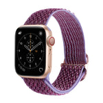 波浪紋尼龍替換錶帶，適用於 Apple Watch 系列，7 45mm / 6 & SE & 5 & 4 44mm / 3 & 2 & 1 42mm，7 41mm / 6 & SE & 5 & 4 40mm / 3 & 2 & 1 38mm