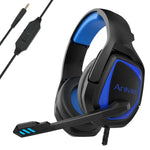 Anivia MH602 3.5mm 有線遊戲耳機附麥克風，MH602（黑紅）、MH602（黑藍）、MH602（黑紫）