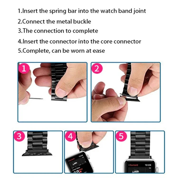2 件組錶帶不鏽鋼聲學耳朵連接器，寬度：20mm，適用於 Apple Watch 系列 6 & SE & 5 & 4 40mm / 3 & 2 & 1 38mm，寬度：20mm，適用於 Apple Watch 40mm / 38mm
