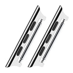 2 件組錶帶不鏽鋼聲學耳朵連接器，寬度：22mm，適用於 Apple Watch 系列 6 & SE & 5 & 4 44mm / 3 & 2 & 1 42mm，寬度：22mm，適用於 Apple Watch 44mm / 42mm
