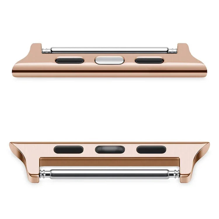 2 件組錶帶不鏽鋼聲學耳朵連接器，寬度：22mm，適用於 Apple Watch 系列 6 & SE & 5 & 4 44mm / 3 & 2 & 1 42mm，寬度：22mm，適用於 Apple Watch 44mm / 42mm