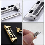 2 件組錶帶不鏽鋼聲學耳朵連接器，寬度：22mm，適用於 Apple Watch 系列 6 & SE & 5 & 4 44mm / 3 & 2 & 1 42mm，寬度：22mm，適用於 Apple Watch 44mm / 42mm