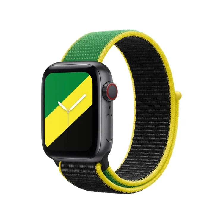 國際系列回環替換錶帶，適用於 Apple Watch 系列，7 45mm / 6 & SE & 5 & 4 44mm / 3 & 2 & 1 42mm，7 41mm / 6 & SE & 5 & 4 40mm / 3 & 2 & 1 38mm