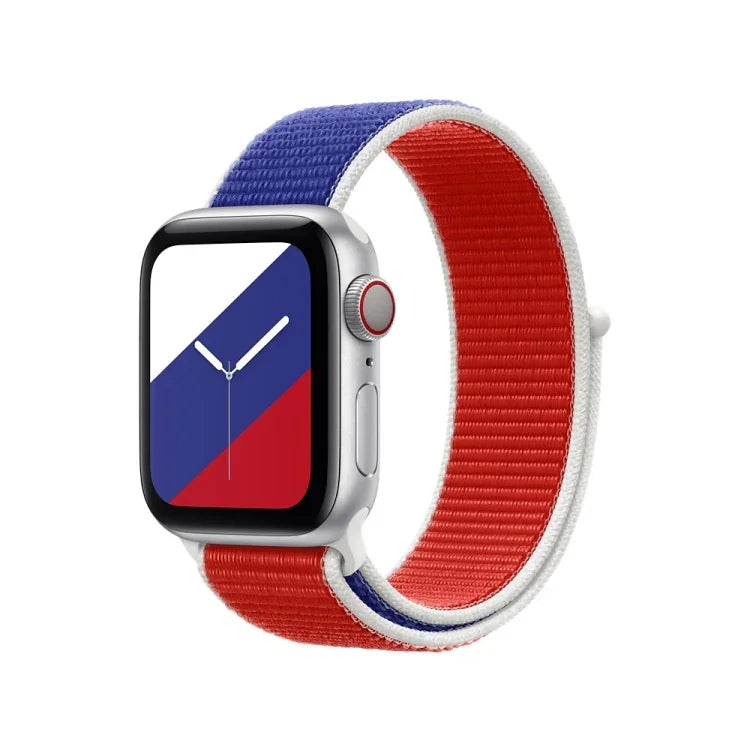 國際系列回環替換錶帶，適用於 Apple Watch 系列，7 45mm / 6 & SE & 5 & 4 44mm / 3 & 2 & 1 42mm，7 41mm / 6 & SE & 5 & 4 40mm / 3 & 2 & 1 38mm