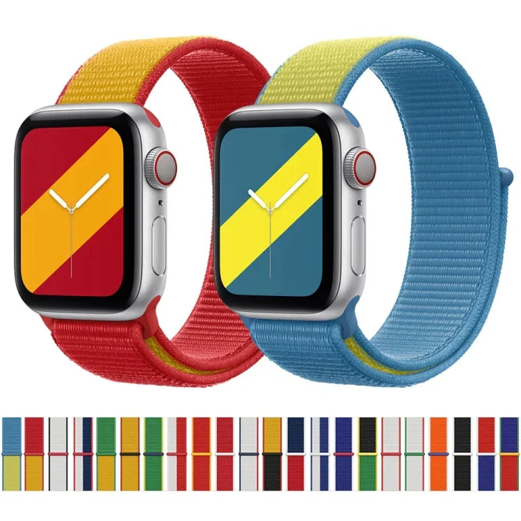 國際系列回環替換錶帶，適用於 Apple Watch 系列，7 45mm / 6 & SE & 5 & 4 44mm / 3 & 2 & 1 42mm，7 41mm / 6 & SE & 5 & 4 40mm / 3 & 2 & 1 38mm