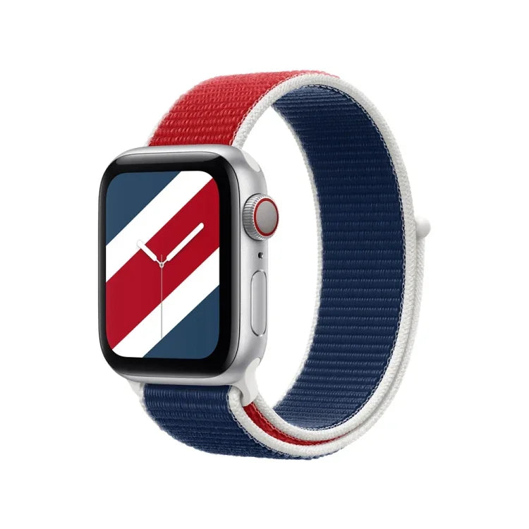 國際系列回環替換錶帶，適用於 Apple Watch 系列，7 45mm / 6 & SE & 5 & 4 44mm / 3 & 2 & 1 42mm，7 41mm / 6 & SE & 5 & 4 40mm / 3 & 2 & 1 38mm