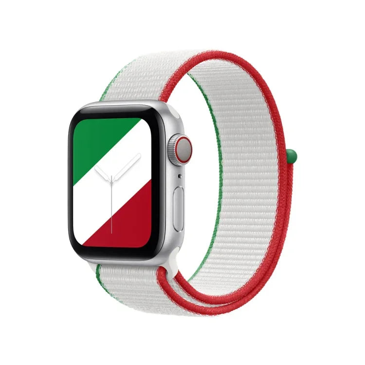 國際系列回環替換錶帶，適用於 Apple Watch 系列，7 45mm / 6 & SE & 5 & 4 44mm / 3 & 2 & 1 42mm，7 41mm / 6 & SE & 5 & 4 40mm / 3 & 2 & 1 38mm
