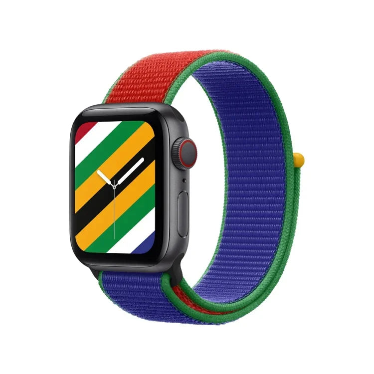 國際系列回環替換錶帶，適用於 Apple Watch 系列，7 45mm / 6 & SE & 5 & 4 44mm / 3 & 2 & 1 42mm，7 41mm / 6 & SE & 5 & 4 40mm / 3 & 2 & 1 38mm