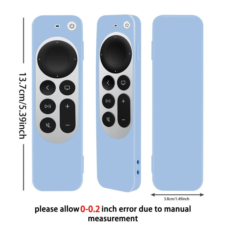 矽膠保護套帶繩適用於 Apple TV 4K 第四代 Siri 遙控器