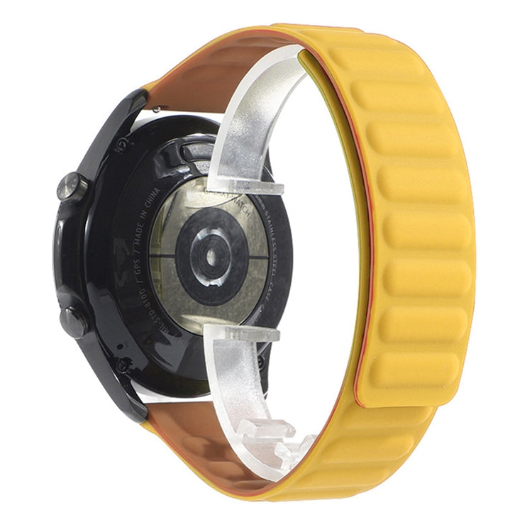 矽膠磁性替換錶帶，適用於 Samsung Galaxy Watch 3 41mm，Samsung Galaxy Watch 3 45mm，Huawei Watch 3 / 3 Pro