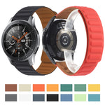 矽膠磁性替換錶帶，適用於 Samsung Galaxy Watch 3 41mm，Samsung Galaxy Watch 3 45mm，Huawei Watch 3 / 3 Pro