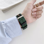 尼龍替換錶帶，適用於Apple Watch Series 7 41mm / & 6 & SE & 5 & 4 40mm，Apple Watch Series 7 45mm / & 6 & SE & 5 & 4 44mm