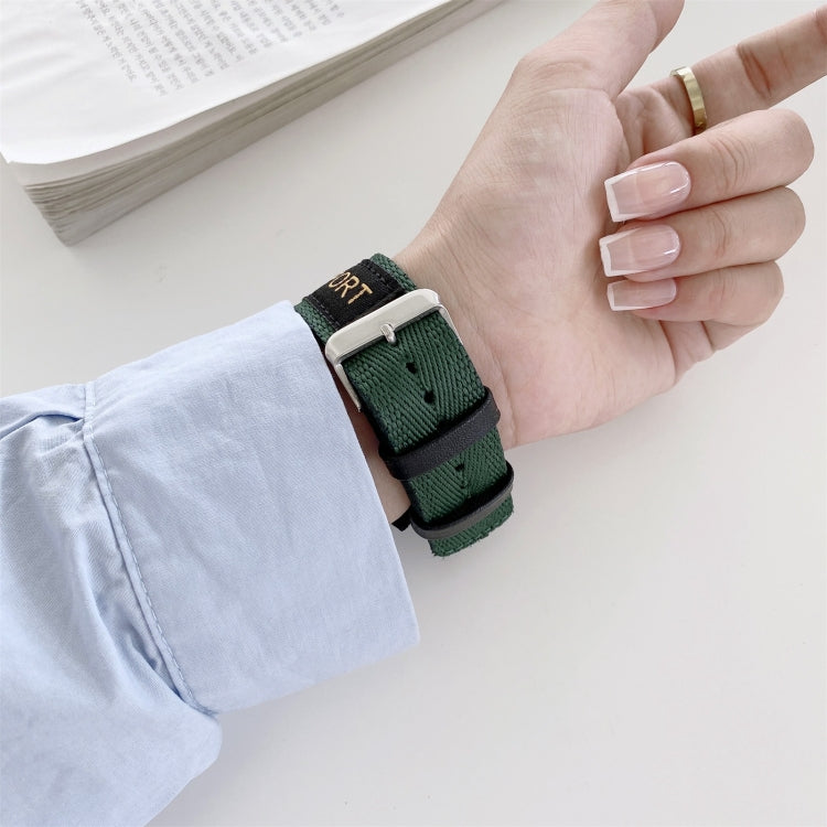 尼龍替換錶帶，適用於Apple Watch Series 7 41mm / & 6 & SE & 5 & 4 40mm，Apple Watch Series 7 45mm / & 6 & SE & 5 & 4 44mm