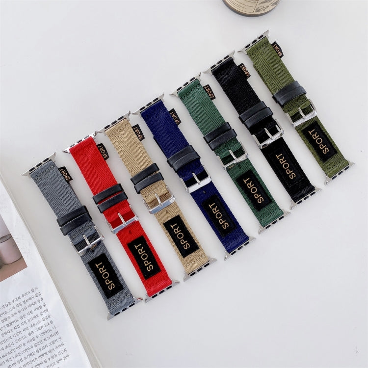 尼龍替換錶帶，適用於Apple Watch Series 7 41mm / & 6 & SE & 5 & 4 40mm，Apple Watch Series 7 45mm / & 6 & SE & 5 & 4 44mm