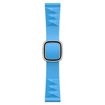 Modern Style Silicone Replacement Strap Watchband For Apple Watch Series 6 & SE & 5 & 4 40mm / 3 & 2 & 1 38mm, Black Buckle, Rose Gold Buckle, Silver Buckle