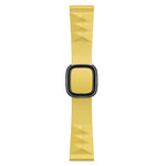 Modern Style Silicone Replacement Strap Watchband For Apple Watch Series 6 & SE & 5 & 4 44mm / 3 & 2 & 1 42mm, Black Buckle, Rose Gold Buckle, Silver Buckle