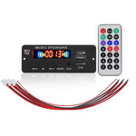 JX-808BT 汽車 12V 音頻 MP3 播放解碼板 FM 收音機 USB，帶藍牙 / 遙控 / 錄音, JX-808BT