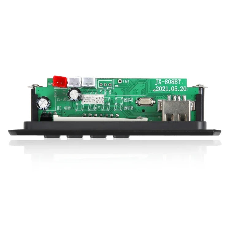 JX-808BT 汽車 12V 音頻 MP3 播放解碼板 FM 收音機 USB，帶藍牙 / 遙控 / 錄音, JX-808BT