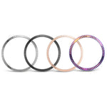 Smart Watch Wave Texture Bezel Ring, For Samsung Galaxy Watch 3 41mm, For Samsung Galaxy Watch 3 45mm